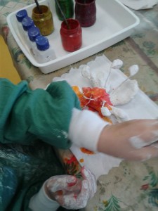 Atelier artistique avec les enfants hospitalisés