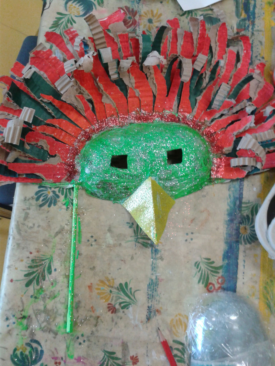 Masques d'oiseaux pour le carnaval