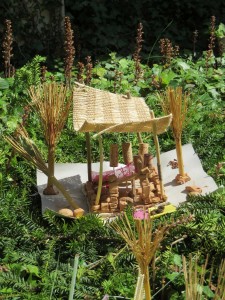 Cabane en paille et argile