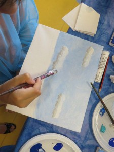 Peinture des nuages