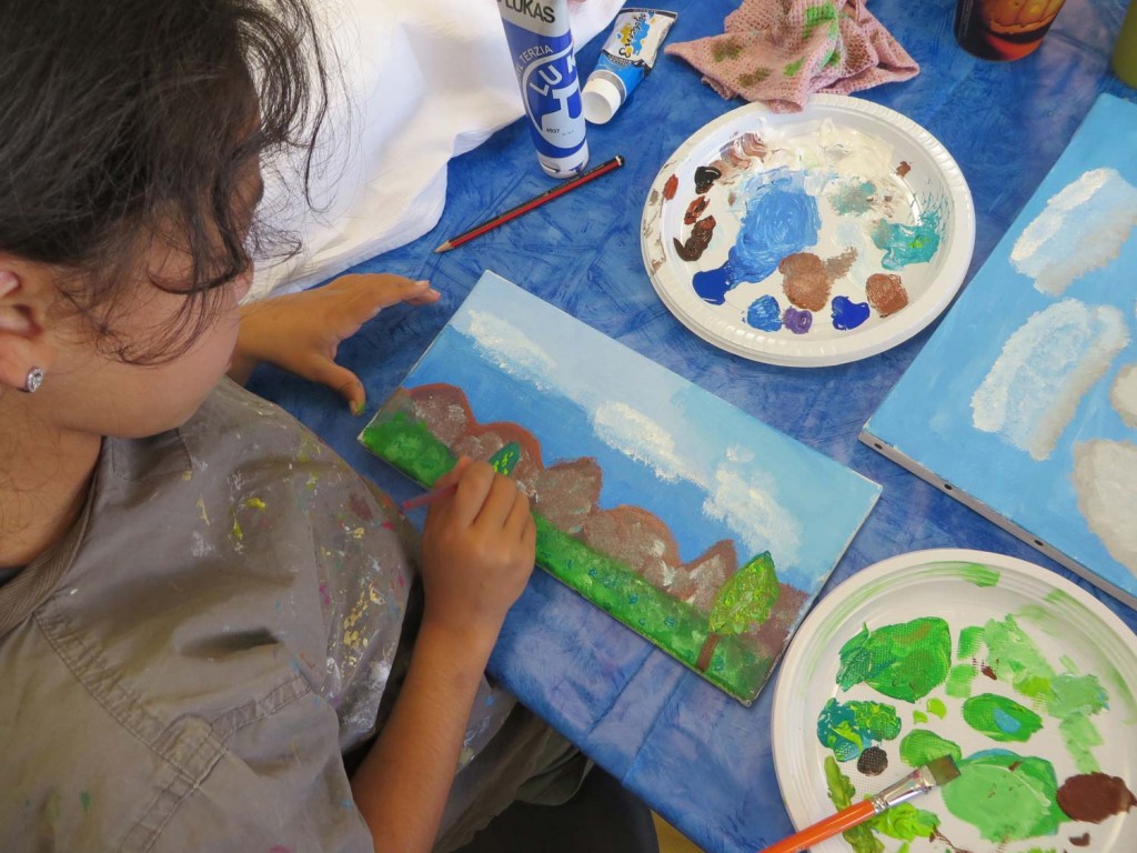 Atelier artistique avec les enfants