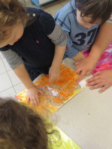 Enlever l'encre de masquage