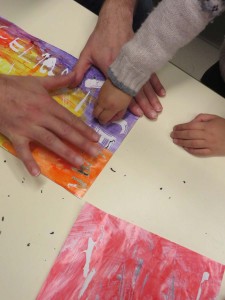 Atelier artistique en maternelle