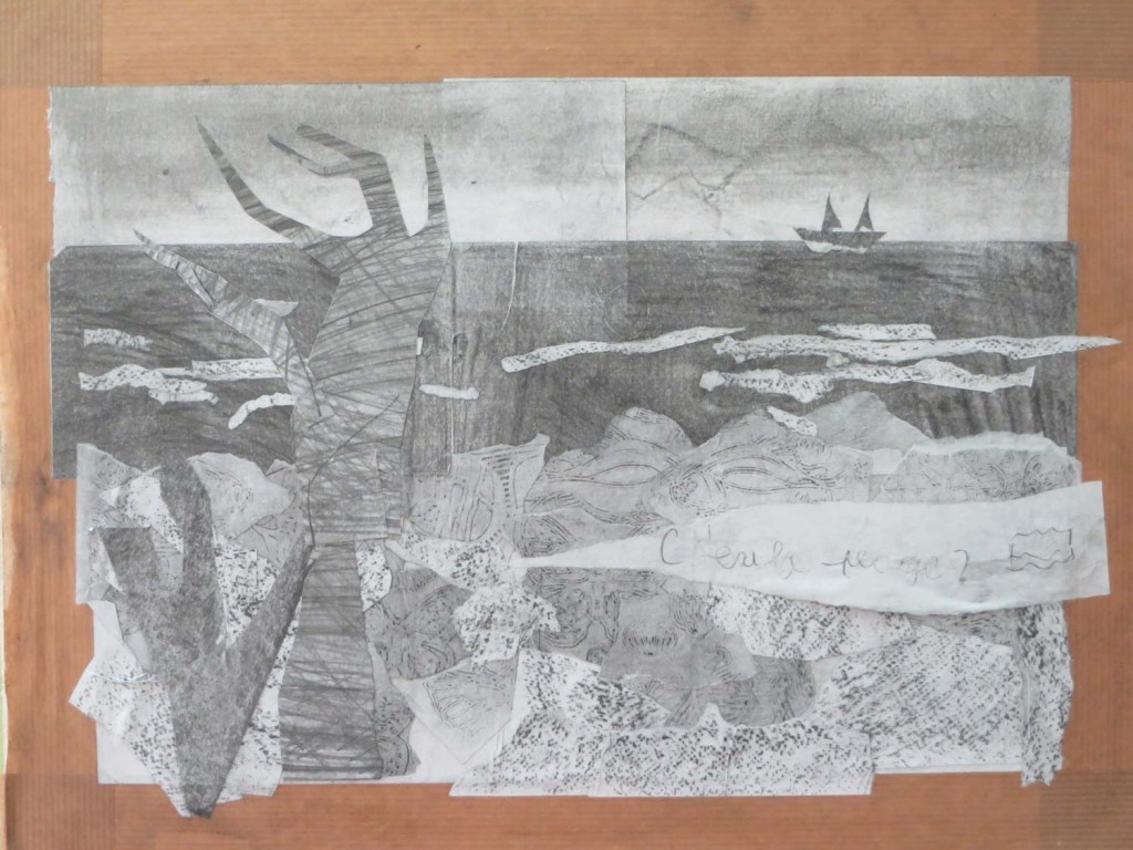 Collage en noir et blanc