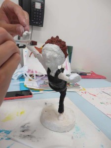 Peinture de la figurine