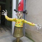 Clown en papier mâché