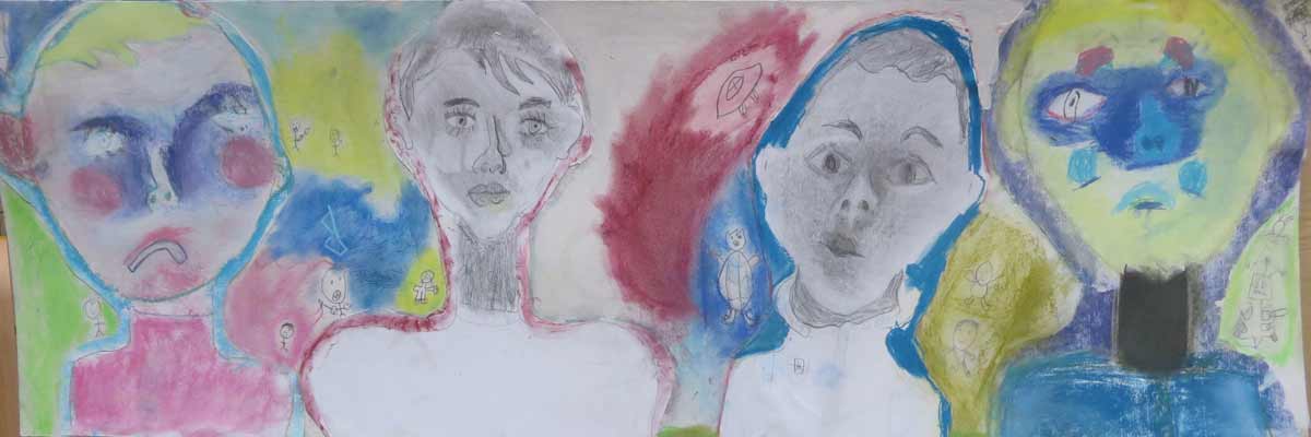 Portraits au pastel et au crayon