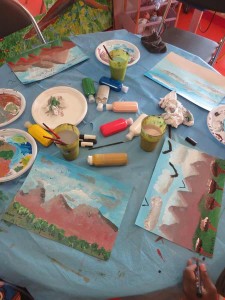 Atelier artistique avec les enfants