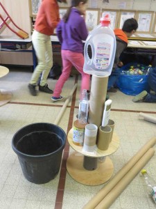 Atelier sculpture à l'école