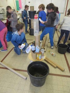 Atelier sculpture avec les enfants