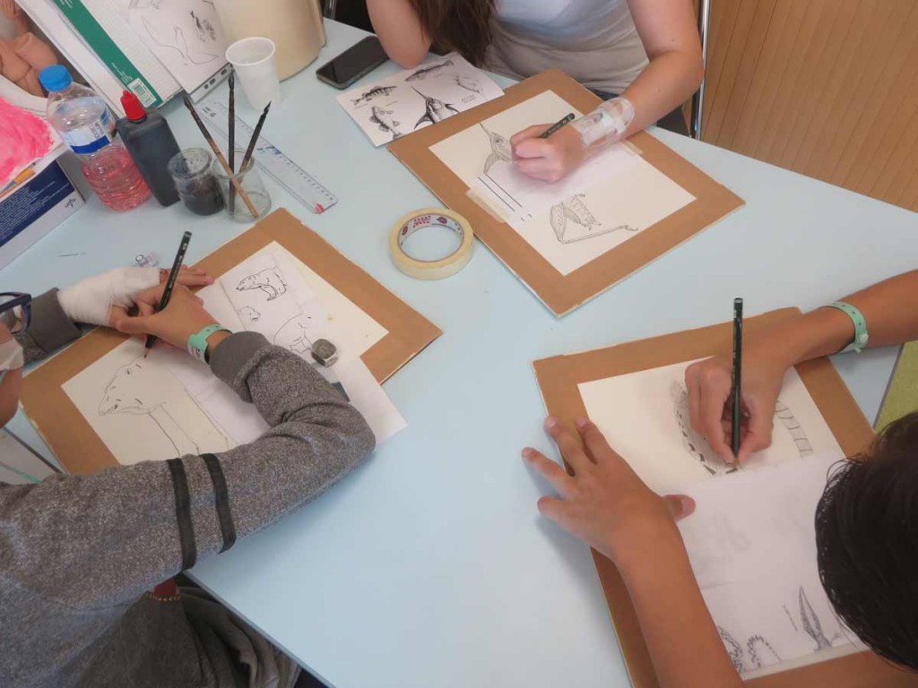 Atelier de dessin avec les enfants hôspitalisés