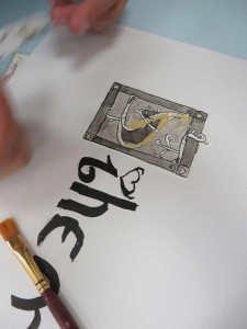 Mot calligraphié