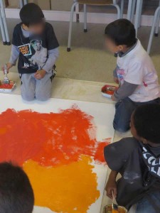 Atelier d'arts plastiques à l'école primaire