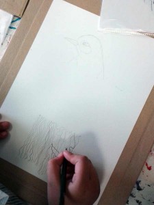 Enfant qui dessine