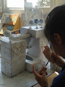 Maquette réalisée à l'école