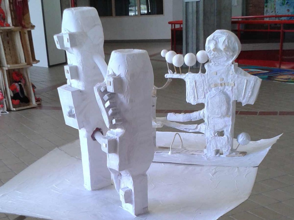 Les maquettes sont exposées à l'Espace Baudelaire