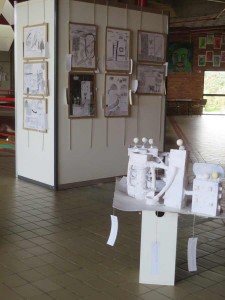 Exposition des dessins et des maquettes