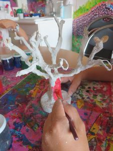 Peinture de l'arbre de Justine