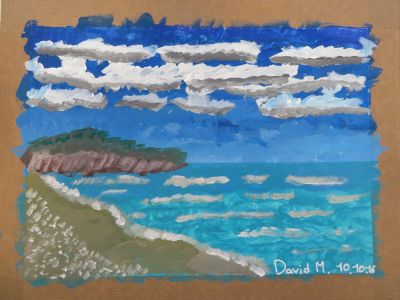 La peinture de David, 12 ans