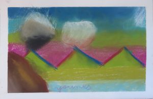 Peindre un paysage avec des pastels