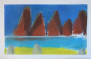 Paysage au pastel