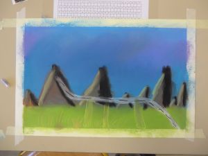 Dessiner un paysage imaginaire