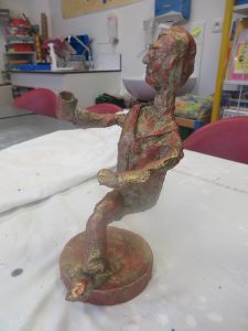 Petite sculpture en plâtre