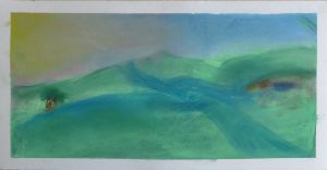 Paysage au pastel