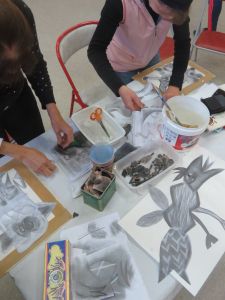 Atelier découpage et collage