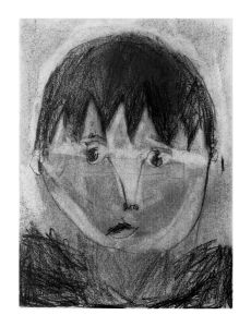 Autoportrait d'un enfant de 6 ans