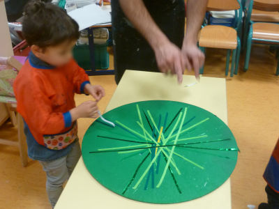 Intervention artistique à la maternelle