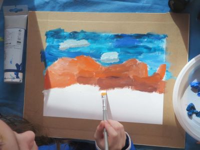 Atelier créatif avec les enfants