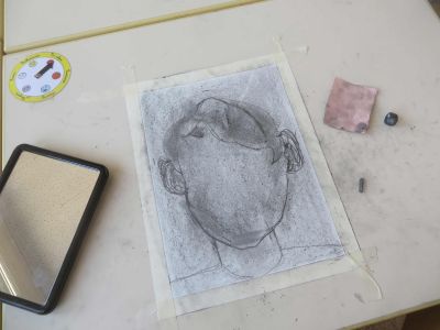 Dessiner face à un mirroir