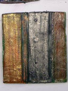 Empreinte de planche de bois