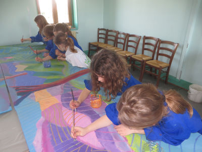 Intervention artistique dans une école