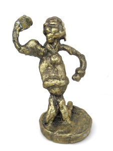 Statuette imitation bronze