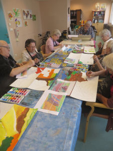 Une oeuvre participative à l'hôpital de Belleville