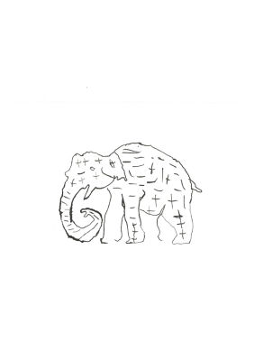 Un éléphant dans un cirque