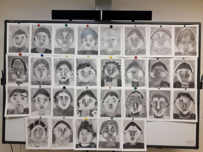 Portraits des enfants de la classe de CE1