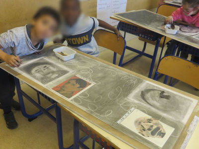 Travail collectif sur le portrait