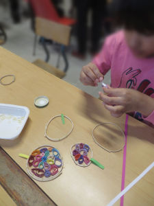 Quilling et rotin