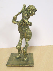 Statuette en plâtre