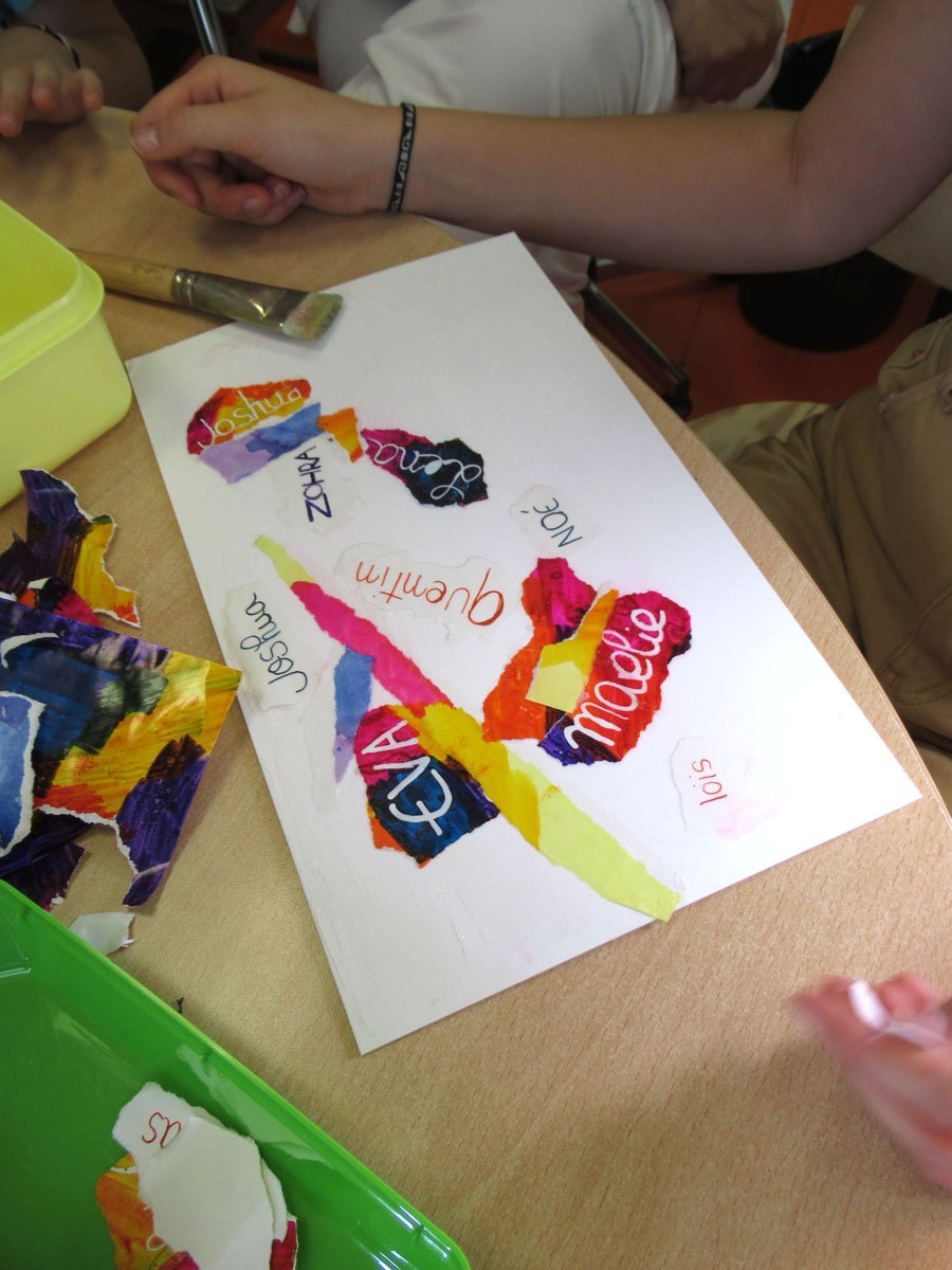 Atelier calligraphie avec les enfants