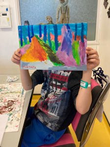 Atelier artistique avec les enfants hospitalisés