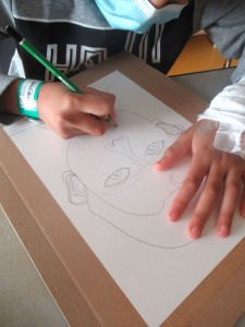 Atelier artistique à l'hôpital