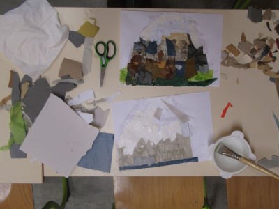 Fabriquer une montagne avec du papier