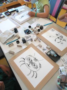 Ateliers créatifs avec les enfants hospitalisés