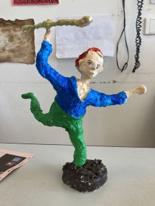 Figurines peintes par les enfants