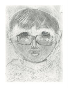 Autoportrait dessiné par un enfant
