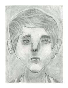 Auto-portrait d'un jeune garçon